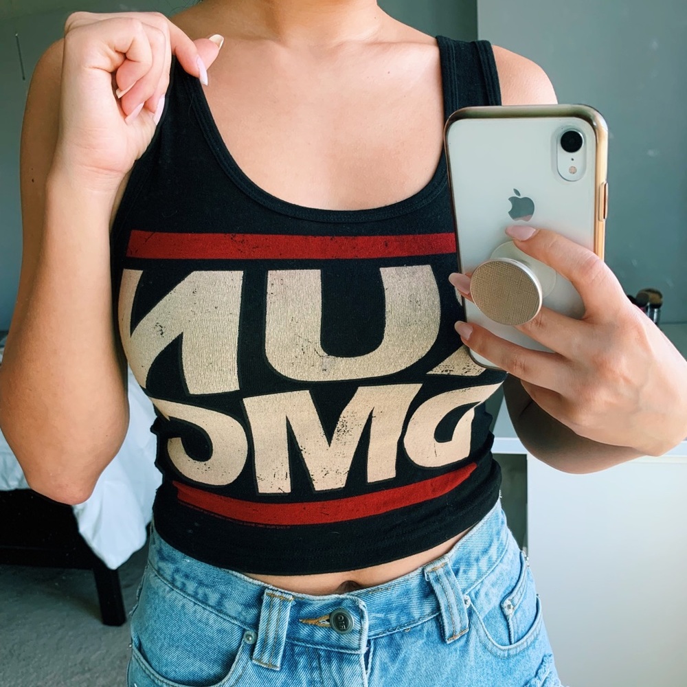 Run Dmc Crop Shirt